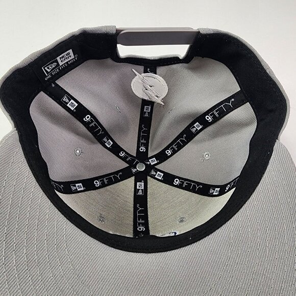 Tampa Bay lightning NHL Snapback Gray New Era OSFA Hat - Picture 8 of 9